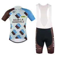 2021 الصيف الساخن بيع AG2R فريق الدراجات الملابس تنفس سباق دراجة ارتداء الرجال الدراجات جيرسي دعوى سريعة الجافة الطريق الدراجة الملابس 022309