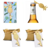 Creativo d'oro a forma di ananas Key Beer Bottle Opener Elephant apribottiglie favori wedding e regali per le damigelle ospiti Groomsmen