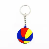 Flexibilité de basket-ball clé-chaîne clés de la chaîne Volley-ball Durable Sun-Proof bardian Porte-clés de puits de vente avec divers motifs 0 5ch J1