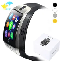 Vitog Q18 Smart Watch Bluetooth Smart watches for Android Cellphones Support SIM Card Camera Answer Call Various Language with Box
