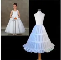 Circle Hoop Children Girls 'Petticoats glid vit bollklänning Flower Girl Wedding Accessories Petticoat