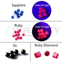 Beracky 4mm 5mm 6mm 8mm 10mm Smoking Ruby Terp Pearls Sapphire SIC Dab Beads Insert for Quartz Banger Glass Water Bong Oil Rigs