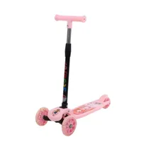 Factory direct children&#039;s scooter flash wheel compass handlebar retail wholesale Color blue green pink Bikes & Ride-Ons