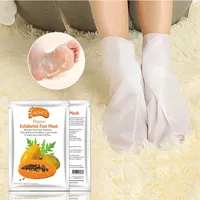 Aliver Peeling Peeling Foot Maske Füße Cares Cares Dead Haut schälen Socken Avocado Papaya Olivenöl