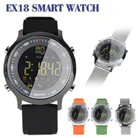 Smart watch ex18 rastreador de fitness à prova d 'água caloria pedômetro smartwatches pulseira chamada bluetooth e mensagem lembrar para ios android