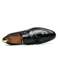 Zapatos de Lefu Cuero para hombres Comercio exterior Extranjero Zapatos LEFU grande 2020 Zapatos de cuero británicos Transpirable Tráfico Extranjero Triple