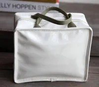 Designer-New OfficeランチバッグトラベルポータブルパテントレザーPUピクニックバッグ熱氷保存ボックスバッグランチボックスマルチカラー送料無料