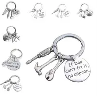 &quot;If Dad Can&#039;t Fix It No One Can&quot; Hand Tools Keychain Daddy Key Rings Gift for Dad Fathers Day, Father Key Chain Accessories DC064
