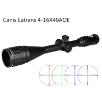 Canis Latrans Tactical Rifle Scope 4-16X40 Scope with Red Green Blue Illuminated Reticle for Hunting and Outdoor Use CL1-0143