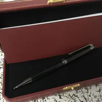 Lüks kalem ünlü siyah tükenmez kalem fasion Collection markası yazma tedarikçisi tükenmez kalem ve bir hediye kutusu