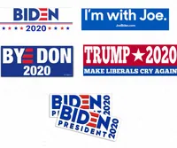 جو بايدن للرئاسة 2020 حملة الوفير ملصق دونالد ترامب السيارات ملصقات PVC الشارات USA الأمريكية PresidenD62903