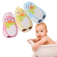 Newborn Care Products Baby Shower Sponge Rużyć Niemowlę Berbeć Dzieci Szczotki do kąpieli Bawełniane Tubbing Body Wash Ręczniki