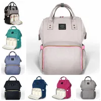 Land Mummy Backpacks Large Capacity Maternity Handbags Outdoor Nursing Diaper Bag Travel Nappy Backpacks Fashion Handbag 12 Colors DHW2744