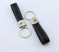 Fashoin Metal Leather Keychain Key Chain Key Ring Keyring For BMW M Tech M Sport M3 M5 X1 X3 E46 E39 E60 F30 E90 F10 F30 E36