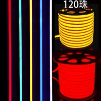 Fanlive 30m / lot flexible LED-Glas-Neon Bar Zeichen Beleuchtung SMD 2835 120leds / m 9W / m 220v Outdoor Indoor RGB Soft-Streifen-Lichter