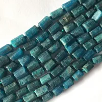 Natuurlijke Echt Raw Mineral Green Blue Apatite Nugget Gratis Vorm Losse Ruwe Matte Faceted Ketting Armband Sieraden Beads 05927