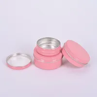 Svuotare Rosa alluminio Lip Balm contenitori cosmetici crema Barattoli di latta Crafts Pot bottiglia 60ml 100ml 150ml