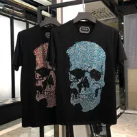 NUEVO diseñador para hombre T Shirts Cuello especial Camiseta Hombres Marca Ropa Moda Impreso de verano Camiseta de verano Masculina Tiza de alta calidad ADT701099