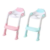 折りたたみベビートイト幼児子供のトイレのトレーニングシート子供子供のための調節可能な梯子の携帯便器のトレイトトレーニング席送料無料