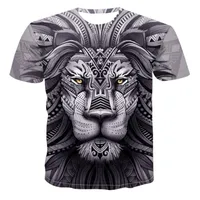 mélange coton polyester sublimation 3D impression t-shirt personnalisé hommes T-shirt imprimé