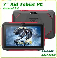 Kids Marka Tablet PC 7 Cal Q98 Quad Core A33 1024 * 600 HD Ekran Android 9.0 Allwinner A50 Real 1 GB + 16 GB z Bluetooth PK Q8 MQ10