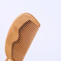 Drewniane szczotki do włosów grzebień drewniany hotel dziecięcy fryzjerka szeroka ząb