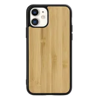 Real Wood Phone Case для iPhone 11 Гладкая поверхность с мягким Strong TPU Эдж Design