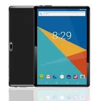 Android-tablet | 10 Tabletten PC 10.1 "Inch, HD, 3G, WIFI, GPS, GSM, OCTA CORE, 64 GB ROM, 4GB RAM, DUBELE SIM-kaart, 1280 * 800 IPS, Zwart