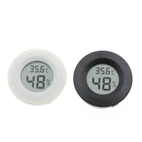 Mini Runder LCD Digital Thermometer Hygrometer Indoor Kühlschrank Gefrierfach Tester Temperatur Luftfeuchtigkeitsmessgerät Home Messwerkzeug