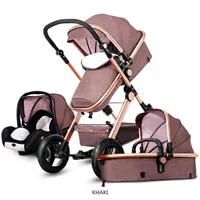 Nova Chegada Marca Baby Strollers 3 em 1 Carriage Baby Super Light UE padrão
