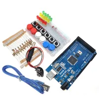 Freeshipping Smart Electronics Integrated Starter Kit Mega 2560 Mini Breadboard LED Jumper Wire Button för Kit Compatile