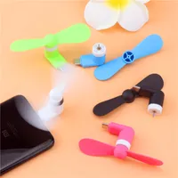 Portable 3 2 in 1 Mini Micro USB Fan by Smartphone Cell Mobile Phone Fans Cool Cooler hand-held For Android Type C Cellphones