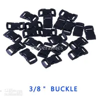 Wholesale Sports & Entertainment,3/8&quot; Plastic Buckle for Paracord Bracelet Contoured Curved Side Release FREE SHIPPING