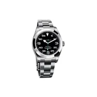 Top Luxury Menes Watch Exp Air King Serie 116900 und 216570 Black 40mm Dial Automatische mechanische Bewegung 316 Stahlbran Designer Uhren