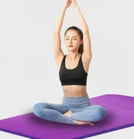 Extratrick Mulheres Alta densidade Anti-rasgo Exercício Yoga Mats para Pilates NBR Não-Slip Sem Saste Plástico Mulheres Grávidas Yoga Mat 20200425