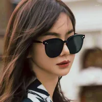 2020 الكورية اللطيفة الوحش النساء نظارات الشرقية مون أزياء سيدة أنيقة القط العين نظارات المرأة الرجعية نظارات شمسية حزمة 1