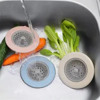 Kitchen Sink Infuser Shower Room Gel di silice Prevenire l'intasamento Strainer Cucine Green Blue Flume Sewer Filter Nuovo arrivo 1 71lz L1
