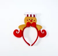 4 Stijl Kerst Haar Sticks Girl Christmas Snowman en Santa Claus Design Hairband Kids Haar Accessoire voor Kerstmispartij