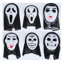 Halloween cranio maschera horror creativo urlando scheletro grimace puntelli masquerade full face maschera cosplay decorazione del partito GT106
