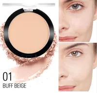 Face Foundation Powder Matte Makeup pressato Translucide Natural Make Up Durata a lunga durata cosmetica compatta