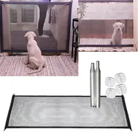 Dog Fences Magic Gate Portable Folding Safety Guard For Pets Dog Cat Isolated Gauze Home Door Pet Isolated Network