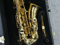 Yanagisawa A-901 Alto saxofon Högkvalitativ guldlack Sax Musikinstrument med munstycke Väska Tillbehör Gratis frakt