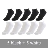 Boat Sock Men Summer Breathable 20Pcs=10Pair Solid Mesh Men&#039;s Socks Invisible Ankle Socks This Size EUR 38-43 Cheap Price