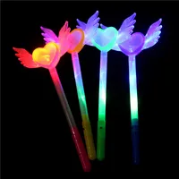 Dzieci Heart Flash Stick Led Wing Crystal Ball Glow Lovely Eco Friendly Light Sticks Universal New Tereny 2 4HP J1