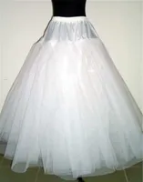 Una linea 4 strati NO Hoop netto sottoveste Underskirt per Wedding Prom Quinceanera regolabile Taglie Crinoline