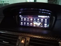 Android 9,0 4 + 64 8.8In CAR DVD GPS-navigering Radio Audio Stereo BT WiFi Spegel-Link Kompatibel för BMW E60 / E90 CIC-system