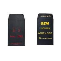 ODM OEM Shatter конверт концентраты мини съедобные конверты упаковка с золотой фольгой логотип картон бумажный мешок упаковка