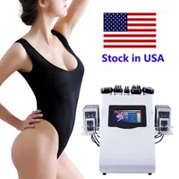 Stock in USA Newest 40K Ultrasonic Cavitation Machine 8 Pads Liposuction LLLT Lipo Laser RF Vacuum Cavi Lipo Slimming Skin Care Salon Spa Eq