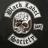 CUSTOMIZED BLACK LABEL SOCIETY PATCHES BADGES FOR MOTORCYCLE CLOTHING VEST JACKET EMBROIDERED BIKER PATCHES BADGES RIDER STICKER APPLIQUES