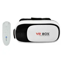 Fone de ouvido Bluetooth 3.0 Controle remoto Universal VR Box Realidade Virtual 3D VR Óculos Jogo Filme 3D Vidro iPhone iPhone Android Mobile Movie